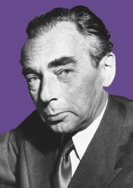 Portrait des Schriftstellers Erich Kästner